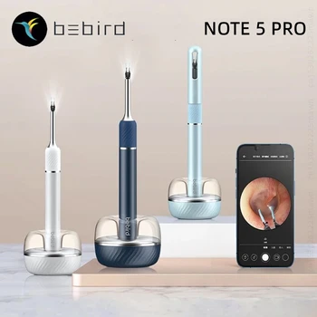 Bebird Note5 Pro เครื่องทําความสะอาดหู Smart Visual Ear Wax Sticks Endoscope แหนบ Earpick Mini กล้อง Otoscope การดูแลสุขภาพส่วนบุคคล