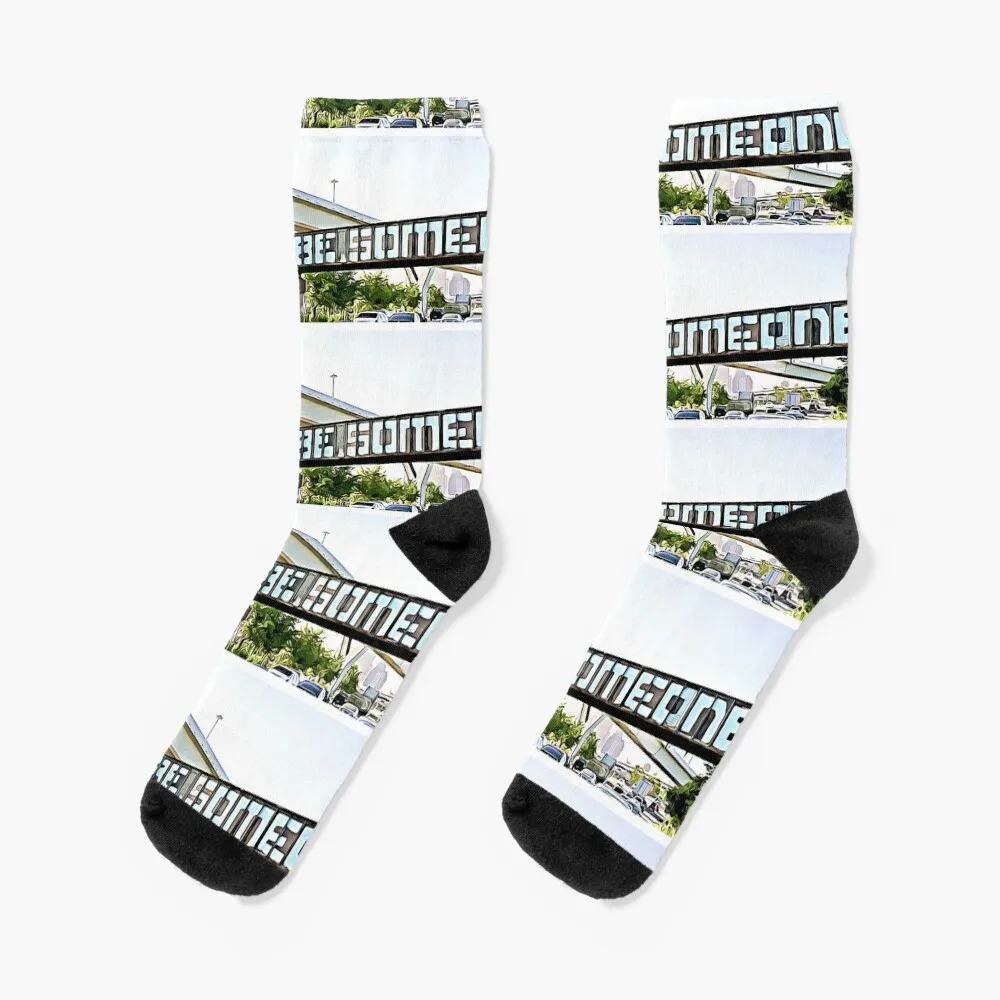 

Houston: Be Someone pt. 2 Socks japanese fashion aesthetic Sports Boy Socks Women's