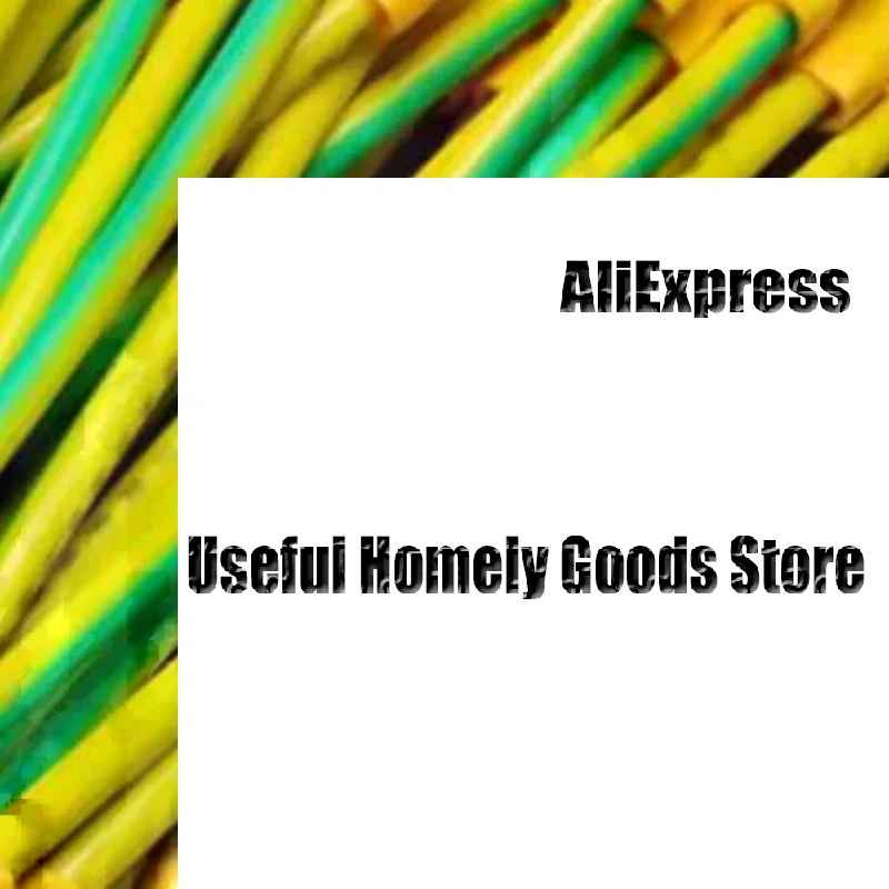 10PCSCopper Bridge Jumper Yellow Green Double Color Grounding Wire Solar Photovoltaic Grounding Wire