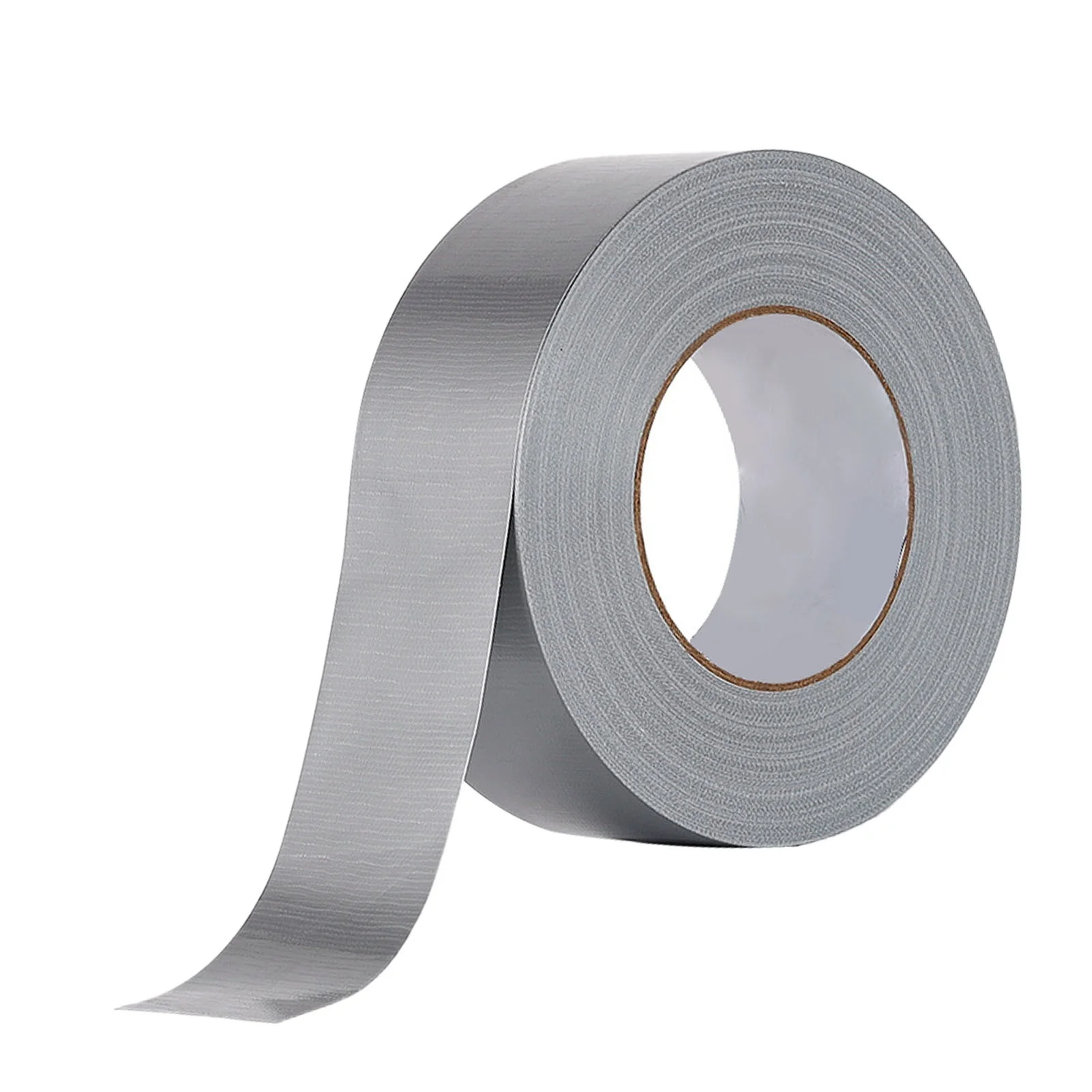 Silver Cloth Duct Tape Heavy Duty Waterproof No Residue Single Sided Adhesive for Pipeline System 10m Length Width