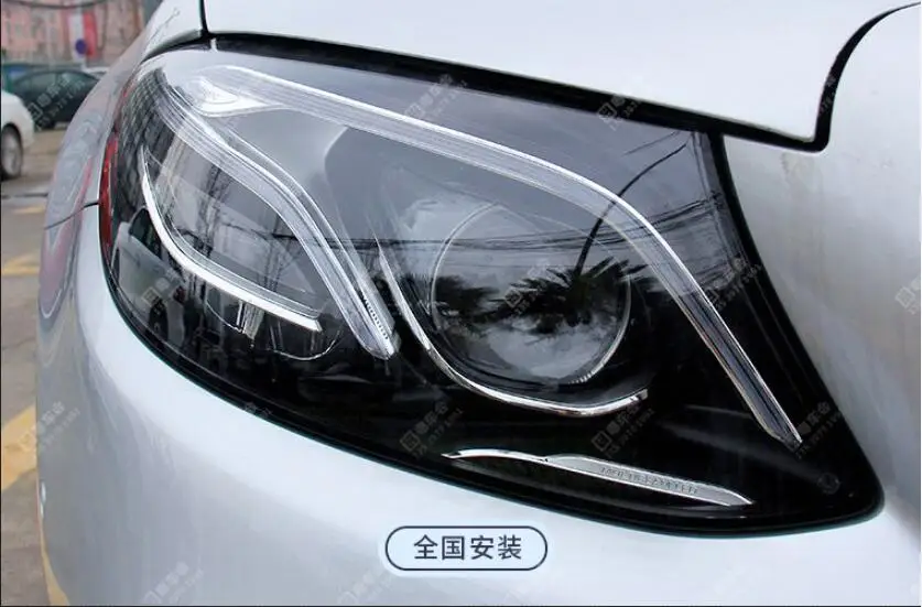 Bumper headlamp for Mercedes Benz W213 headlight 2016~2018y car accessories,E180 E200 E260 E300 E350 E400 Fog W213 head light