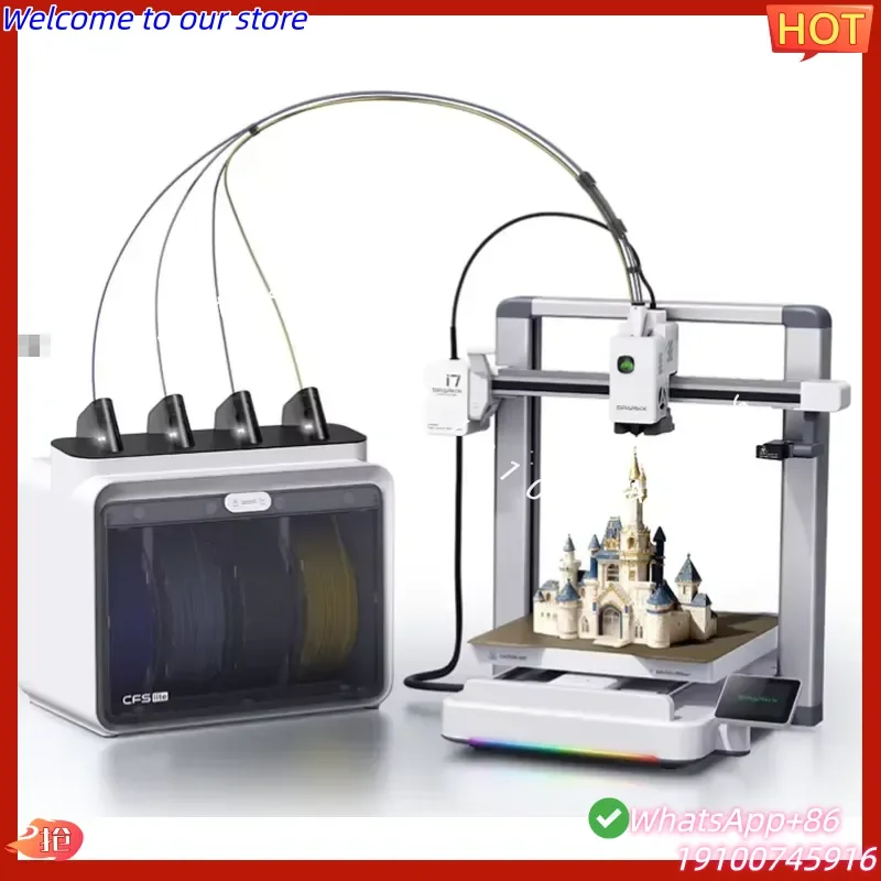 2026CE SPARKX I7 3D Printer Multicolor 4 Color High Speed Auto Leveling AI Direct Drive 3D Printing Machine