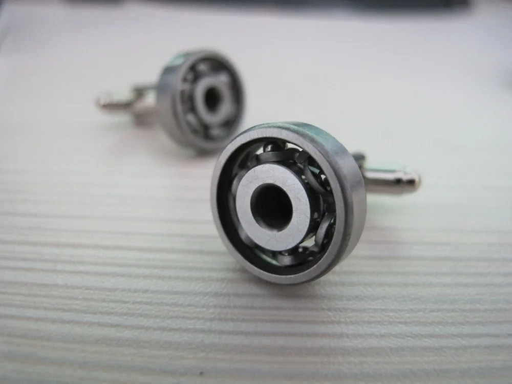 Ball Bearing Cufflinks Functional Rotatable Diversity of Mechanic Vintage Metal Color Cuff Links