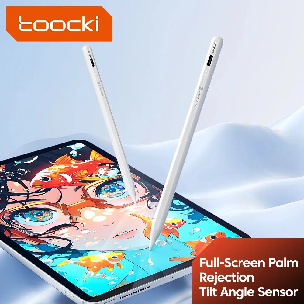 Toocki Stylus Pen For Apple Pencil 2 1 Palm Rejection Power Display iPad Accessories iPad 2022 2021 2020 2019 2018 Pro Air Mini
