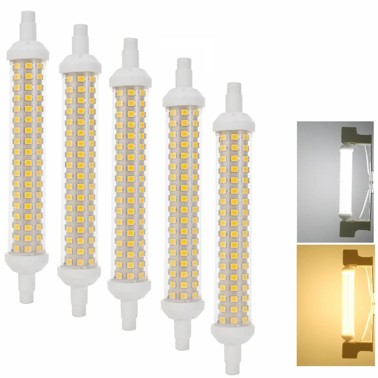 10w 15w 20w R7S Floodlight LED Lamps SMD 2835 78mm 118mm 135mm Dimmable LED Light Bulb Energy Saving Replace Halogen Light