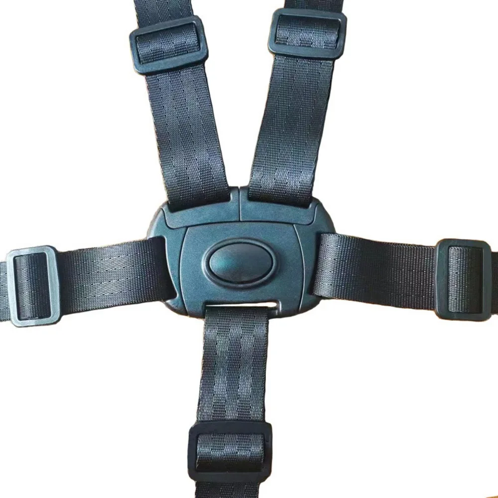 

5-точечные ремни для стульчика, прочный регулируемый ремень для стульчика для кормления ребенка, удобный, простой в установке, детский стульчик безопасности, детский ремешок