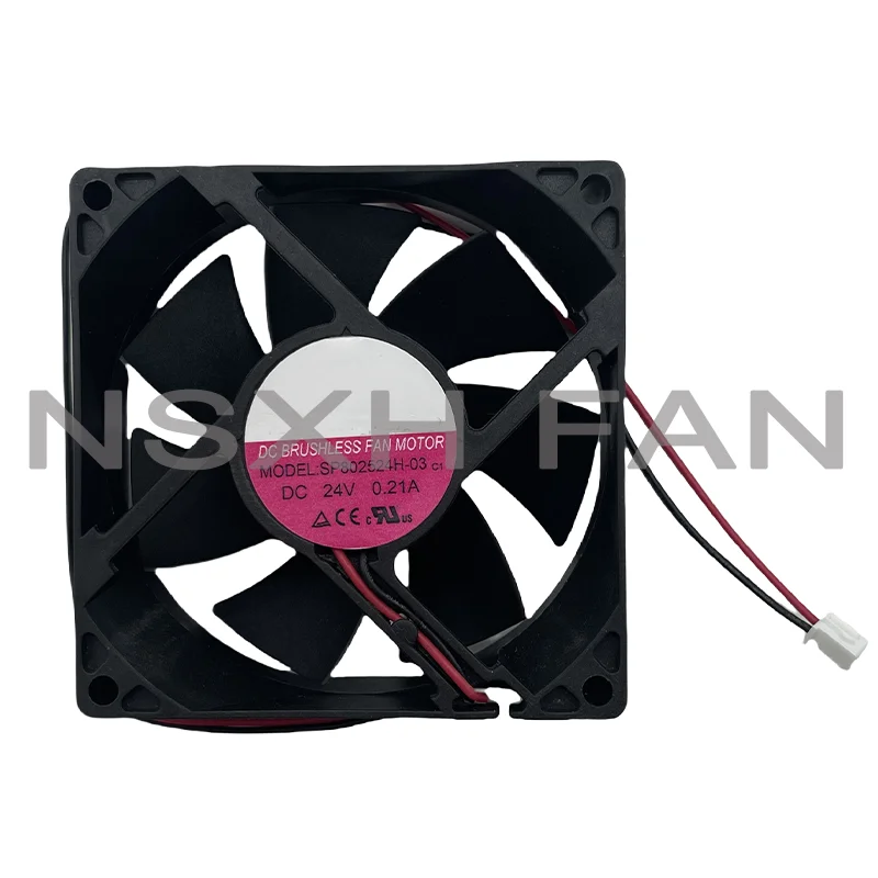 

SP802524H-03 24V 0.21A 80x80x25mm 2-Wire Server Cooling Fan