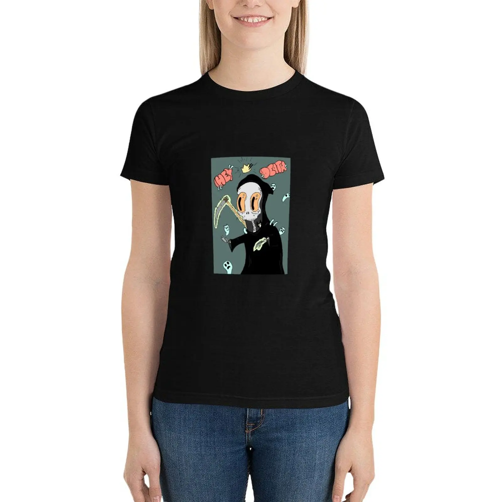 

Hey Death T-Shirt female graphics woman t shirt