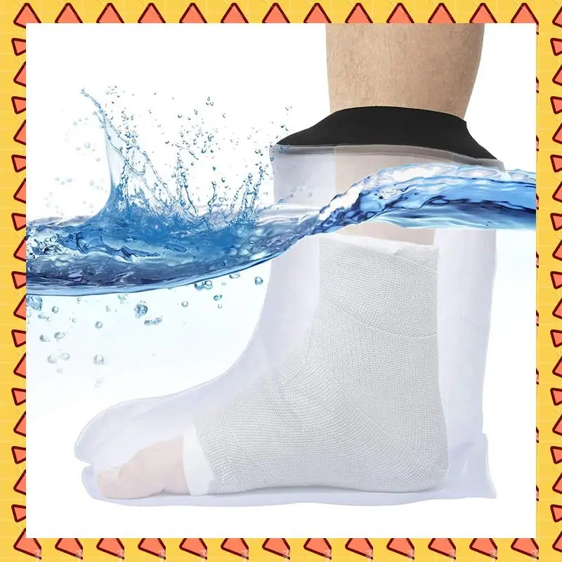 

A008 5X водонепроницаемый литой чехол для ног для взрослых, лодыжки, душа, ванны, водонепроницаемая защита для ног, раны для плавания, аксессуары для ванны