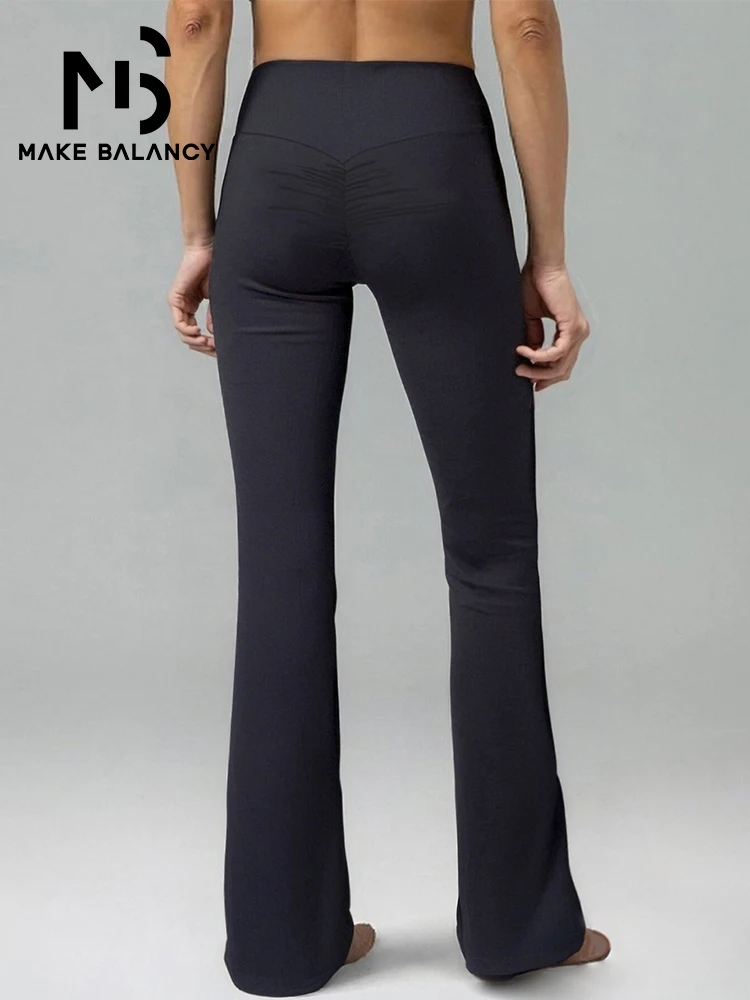 بنطال ضيق نسائي عالي الخصر لرفع المؤخرة مع جيوب. مسامي ومقاوم للقرفصاء لصالة الألعاب الرياضية واليوجا والجري K0020 #3