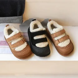 Girls Shoes Winter Baby Boy Girl Boot Infant Shoe Child Plush Boot Comfortable Anti-Slippery Kid Casual Shoe Princess Plush Shoe