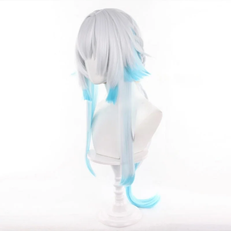 세리드라 가발 게임 혼카이: 스타 레일 코스프레 가발 와쿠와쿠 HSR 여성용 긴 90cm 헤어 퀸 앰포레우스 세리드라 코스프레 파티 + 가발 캡