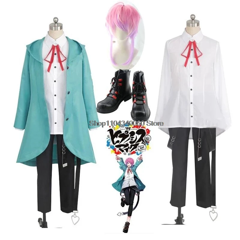 Amemura Ramuda Division Rap Battle DRB Cosplay Costume Wig Hypnosis Mic MC easy R Fling Posse Cosplay Costume Custom Made