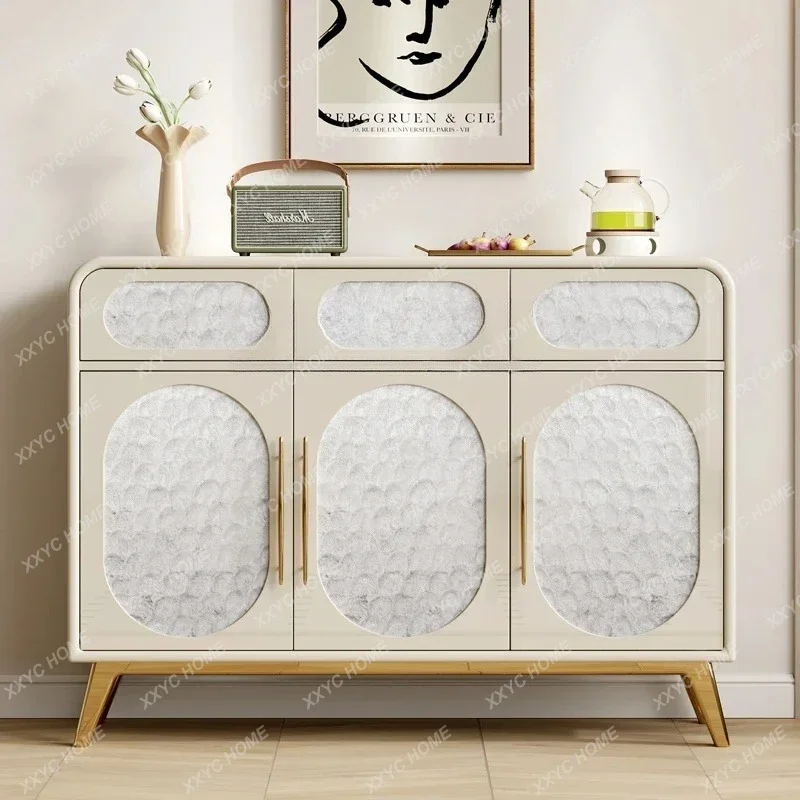 ZH  Light luxury modern porch cabinet shell decorative cabinet door living room dining side cabinet multi-function