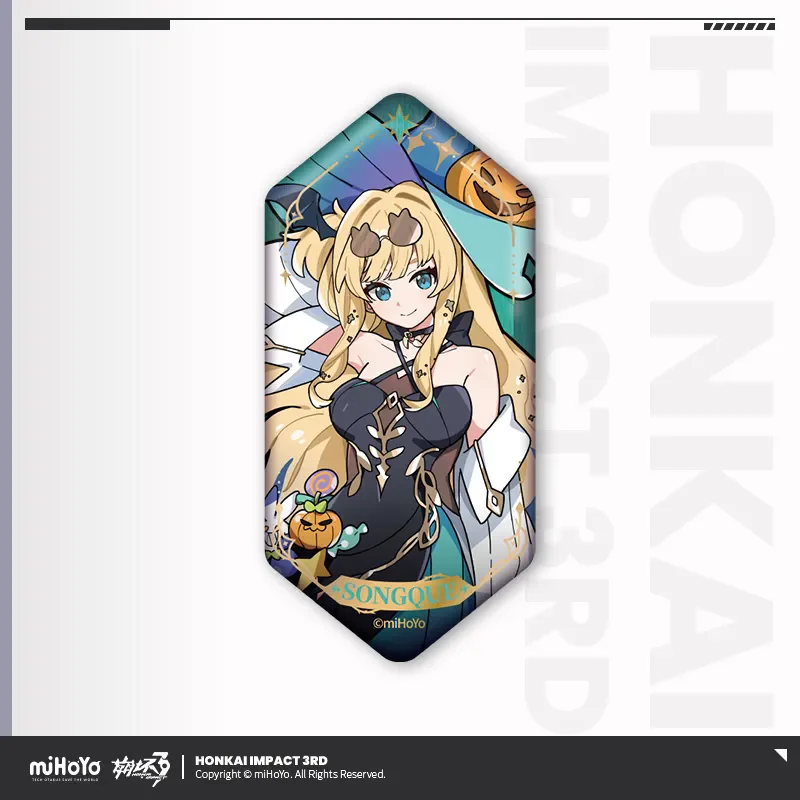 Honkai Impact 3rd II Official Merch miHoYo Original Authentic QS Theme Series Badge Thelema Lantern Baiji Songque Prezenty urodzinowe