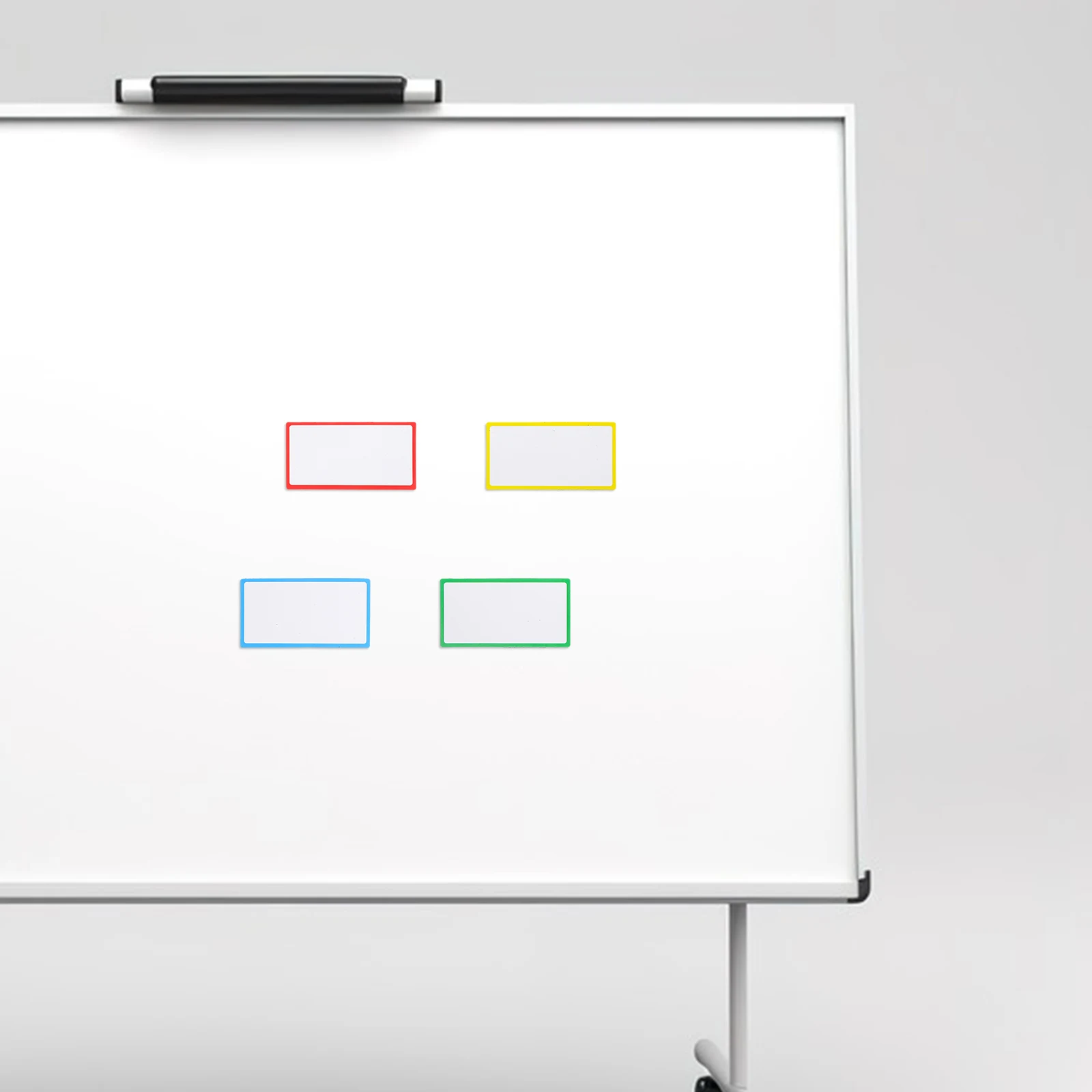 8pcs Dry Erase Magnetic Labels Reusable Blank Name Tags for Classroom Fridge Food Marking Whiteboard Household Tags Folder