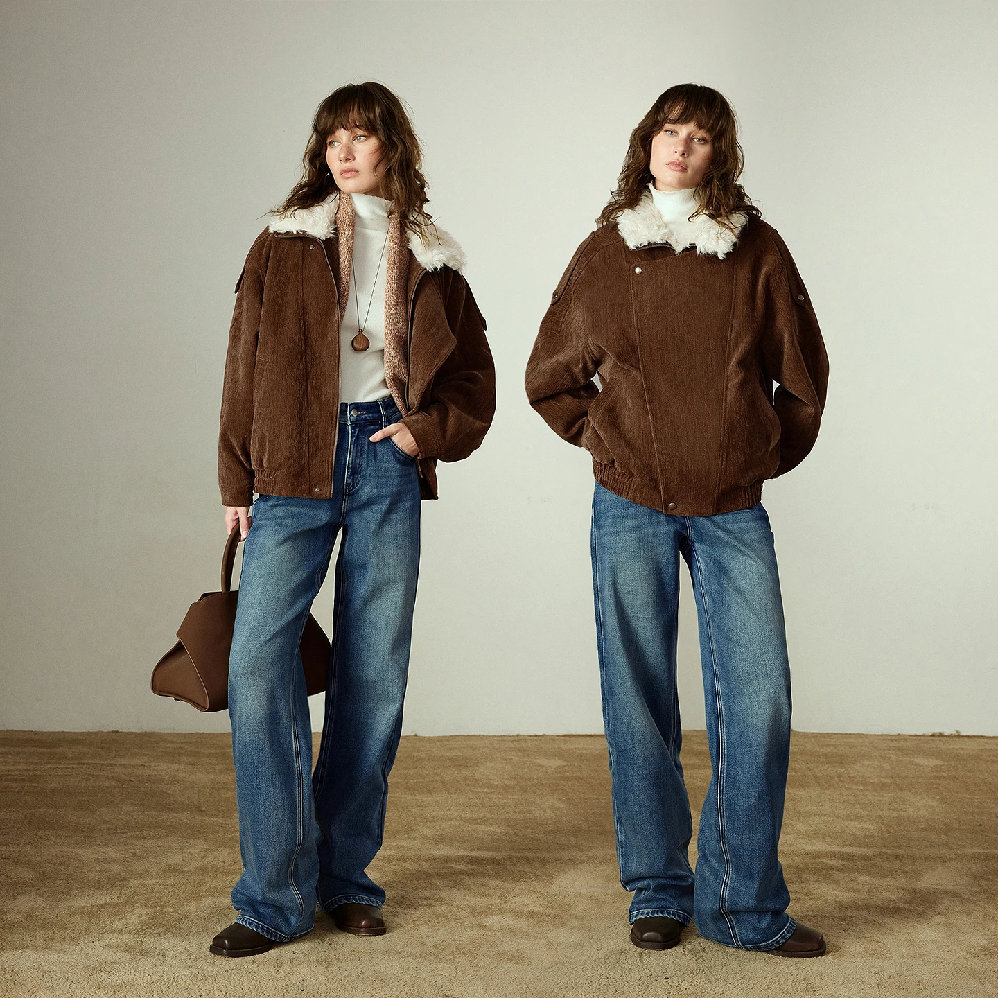 TOYOUTH Cappotti imbottiti in cotone da donna 2025 Inverno Nuovo cappotti in giacca con colletto in peluche caldo stile retrò in ciniglia Nomadic