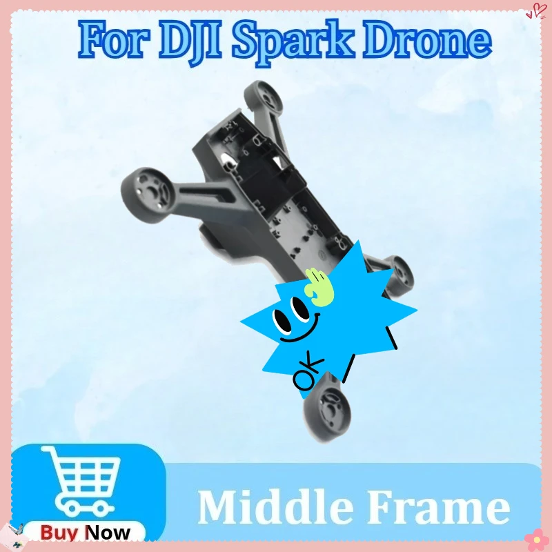 استبدال إطار الإسكان ذو الغلاف الأوسط لإصلاح الجسم لملحقات طائرة DJI Spark Drone