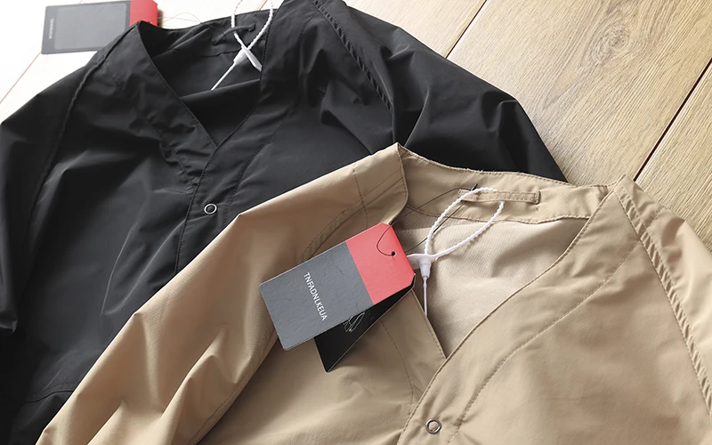 Outdoor Functional Windbreaker Men's Fashion V-Neck Sport Jacket Spring New Style Youth Popular Standard Fit Long Sleeve Jacket