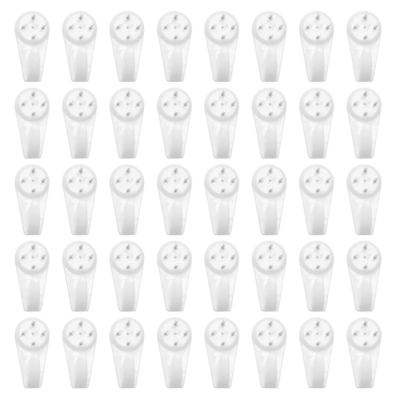 

A51M-Stucco/Concrete Wall Hooks Nail Wall Hooks No Trace Nail No Drilling Required Set Of 40