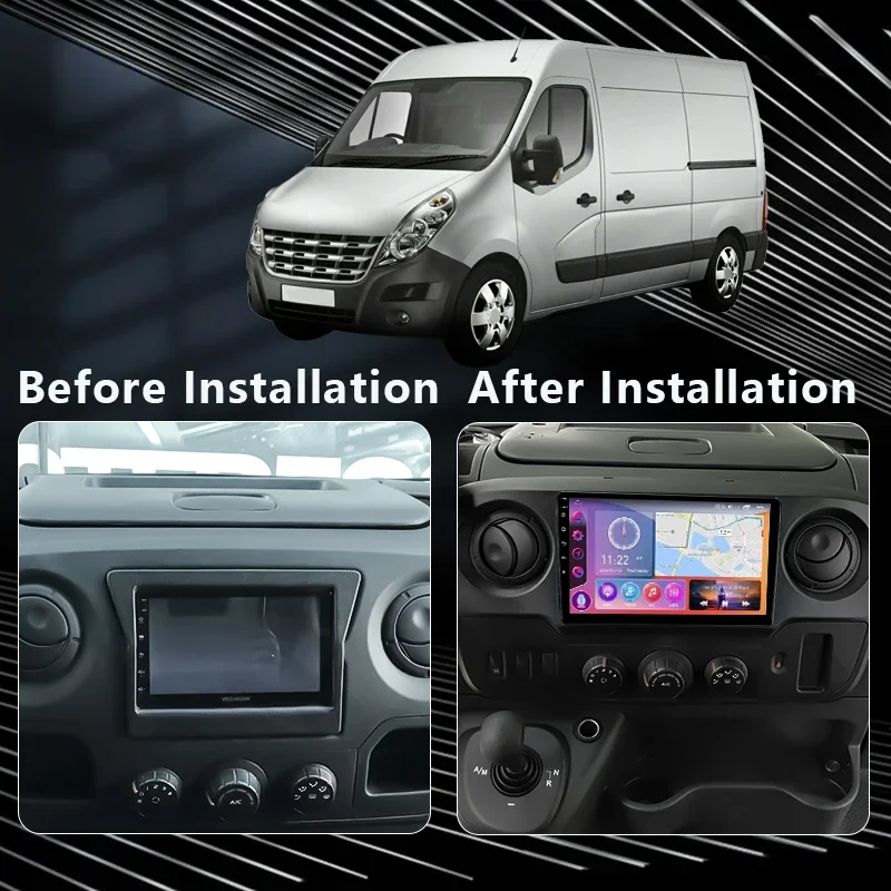 QSZN For Renault Master Nissan NV400 Opel Movano 2010-2021 Navigation GPS Carplay Android 13 Car Multimedia Radio Video Player