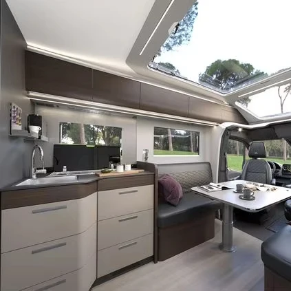 High-end Aluminum RV Furniture Camper Van Cabinet Aluminum Honeycomb Panel Durable