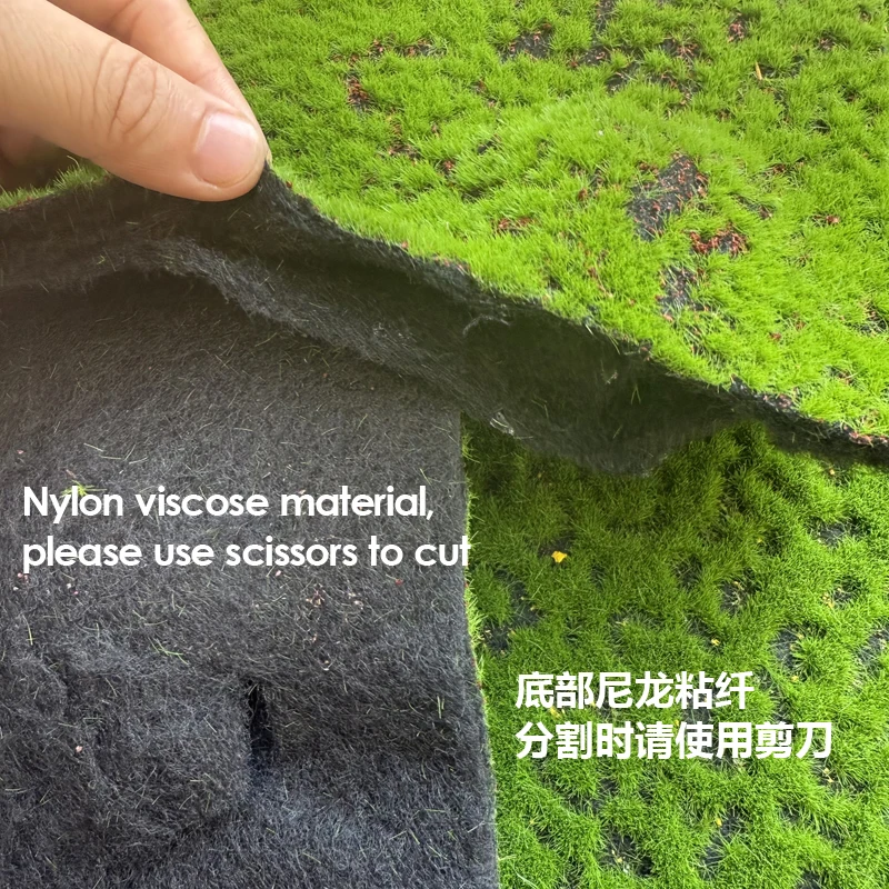 Model trawniku 10*10cm, symulacja pastwiska, mokrej doliny, model mchu, trawa, piaskownica, pogrubiony trawnik 7mm, ręcznie składany model.