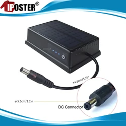 Iposter Waterdicht Zonnepaneel Magnetische Basis Oplaadbare Batterij Power Bank Voor Wifi Draadloze Back-Up Camera/Auto Monitor Power