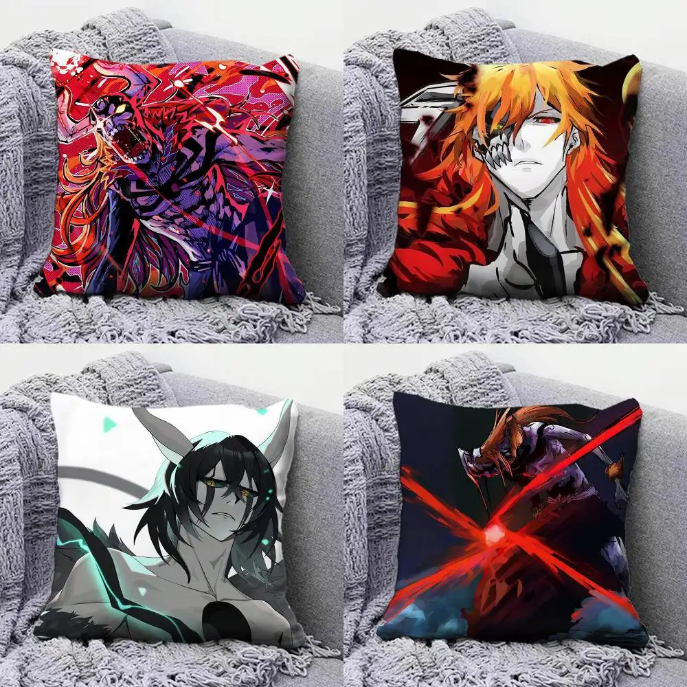 

Bleach Ichigo Kurosaki Sosuke Byakuya Kuchiki Ulquiorra Rukia Pillow Covers, Home Sofa Cushion Covers and Aecorative Custom