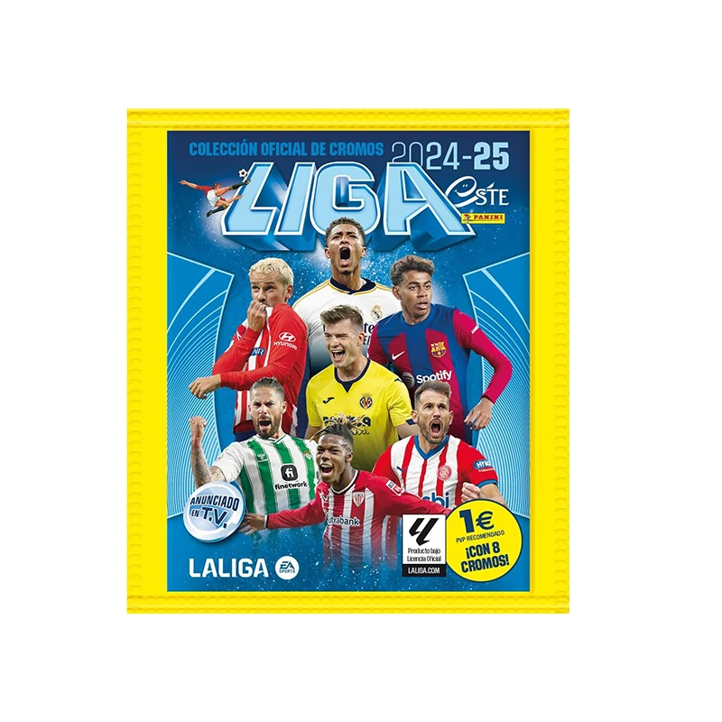 2024-2025 بانيني دوري كرة القدم مجموعة ألبوم ملصق لاعب الكرة Mbappe Yamal بطاقة محدودة