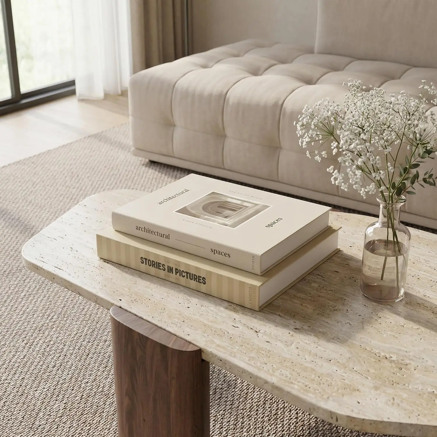 Decorative Fake Book Storage Box Minimalist Book Organizer Home Decor Box for Living Room Bookshelf Coffee Table Office