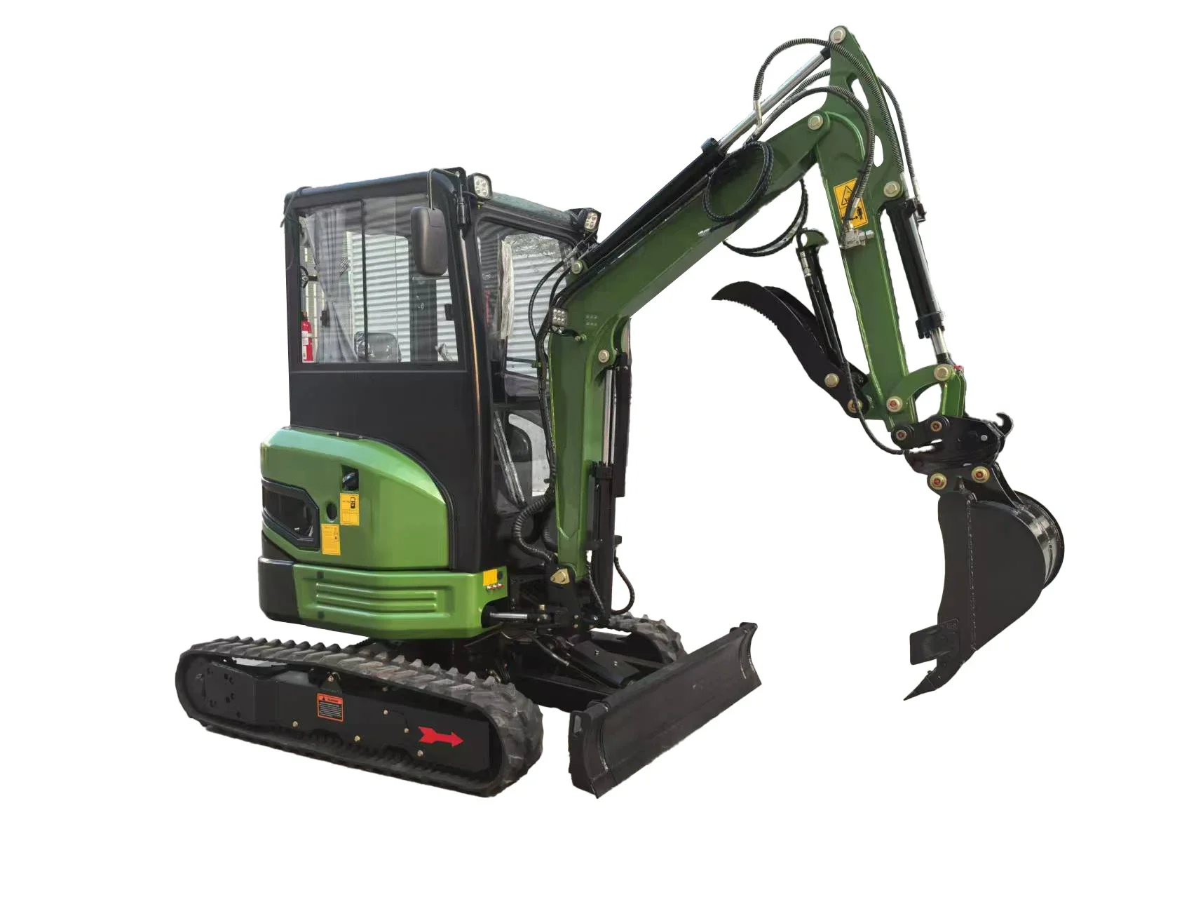 حفارة صغيرة جديدة 2.6 طن حفارة محرك كوبوتا تحتوي على منفذ مصنع شهادة الامتثال CE/Euro 5/EPA