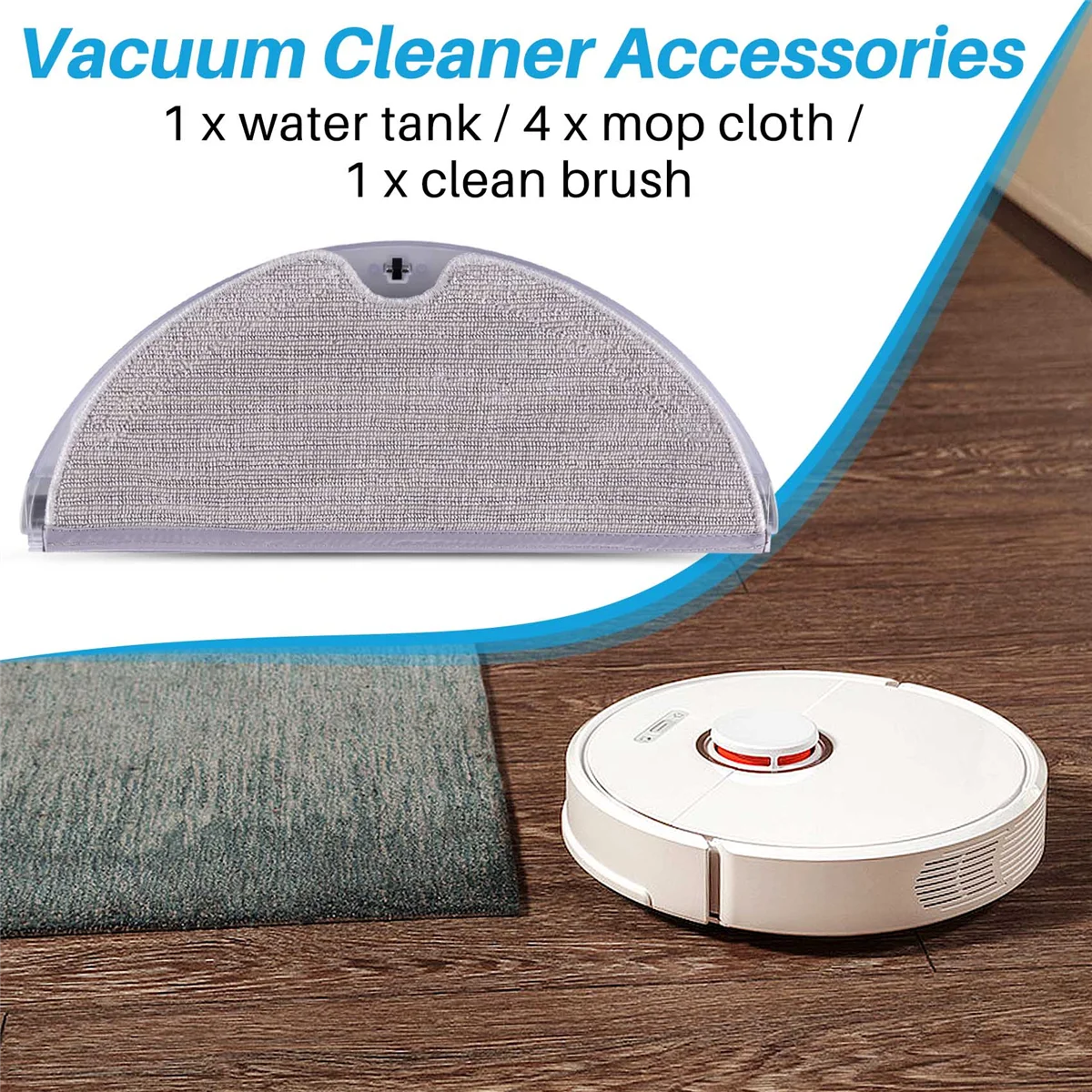 تروفر روبوت LDS فراغ مكتشف قطع غيار ، خزان المياه ، ممسحة خرقة ، Xiaomi Dreame D9 ، D9 Max ، D9 Pro ، L10