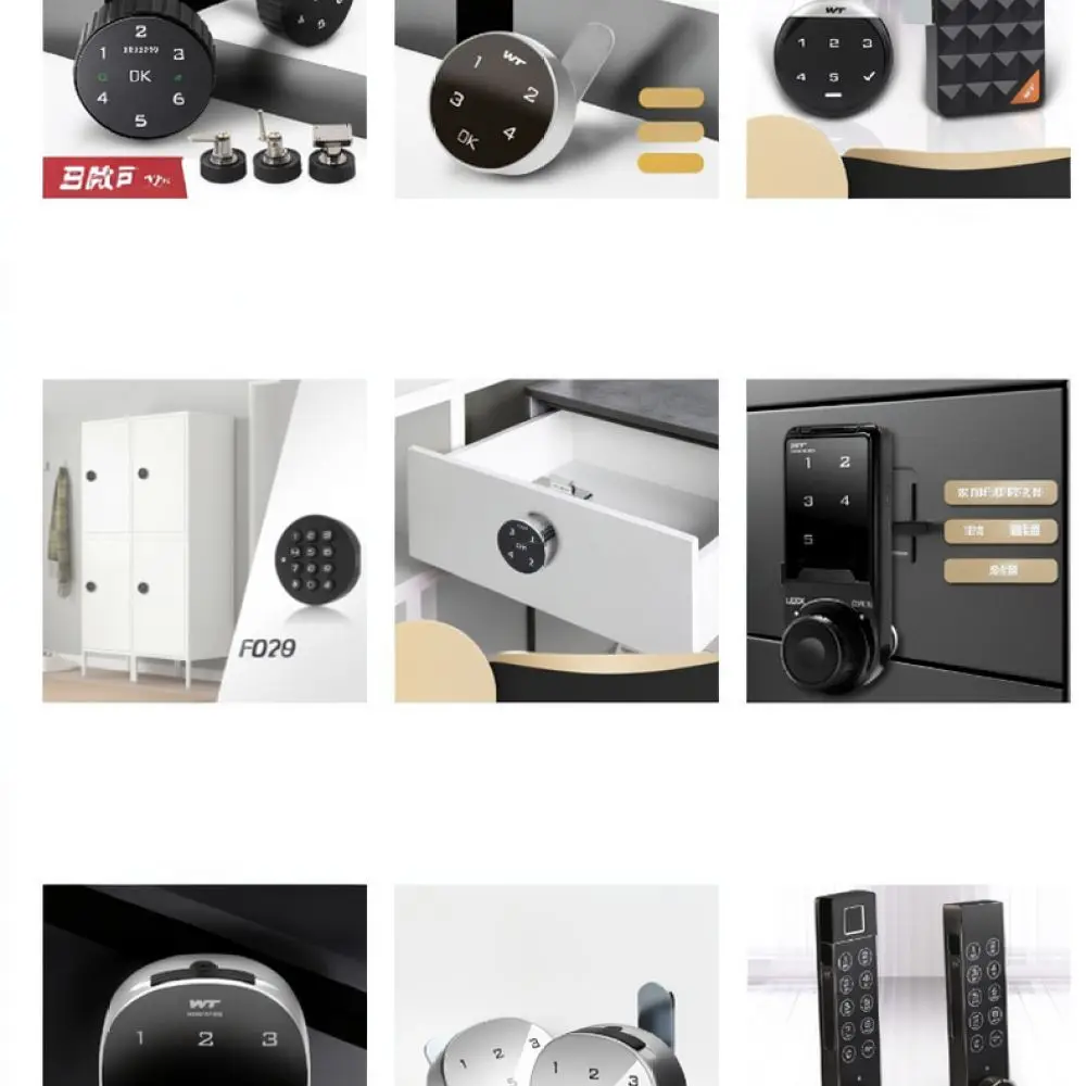 Electronic Induction Drawer Lock Smart Ic Card Cabinet Latch Invisible For Office Filing Storage Desk Furniture