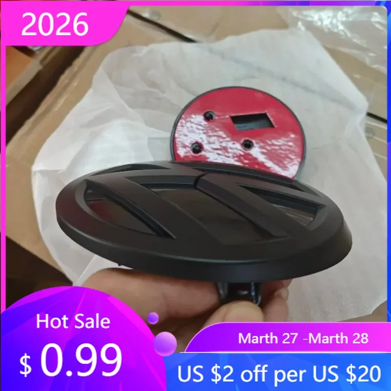 

VW GTI GOLF For Volkswagen VW Valve Stems Caps Hot Aerials 2pcs Replacement Front and Rear part 140mm Front Emblem +110mm Rear T