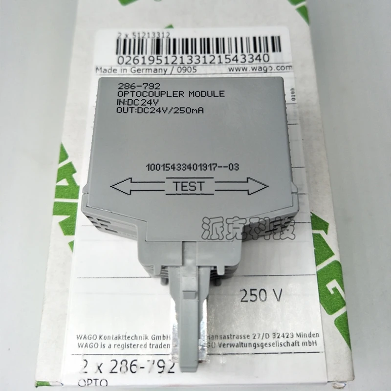 286-792 Optocoupler Module Two I/O Contact Relays