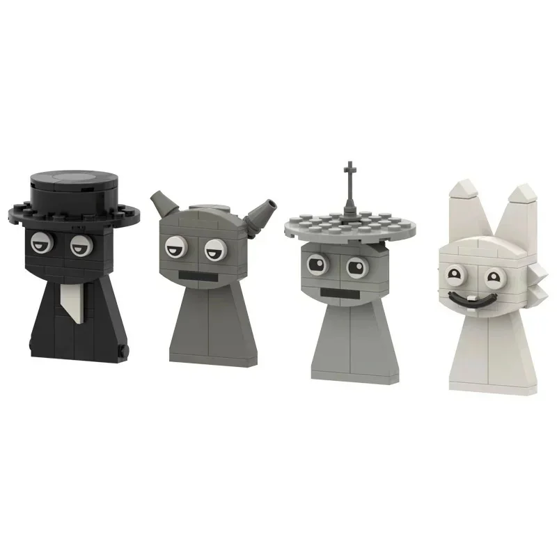 Décennie s de construction de film d'horreur Sprunki, briques de jeu de musique, boîte à musique Incredibox, jouets figurines, cadeau, 2024