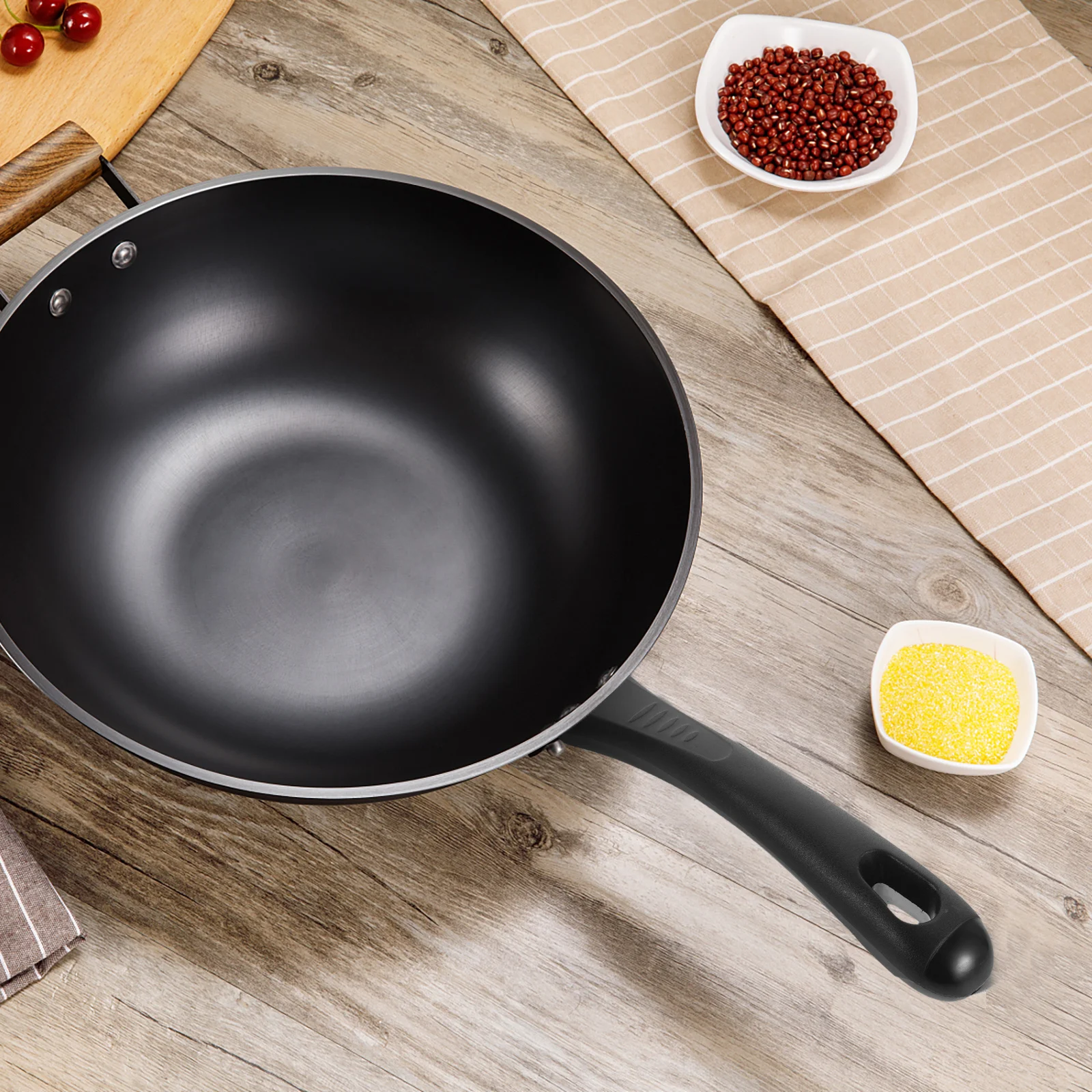 

2pcs Universal Pan Handle Replacement Bakelite Pot Grip High Temp Resistant Cookware Handle For Frying Pans Stainless Steel