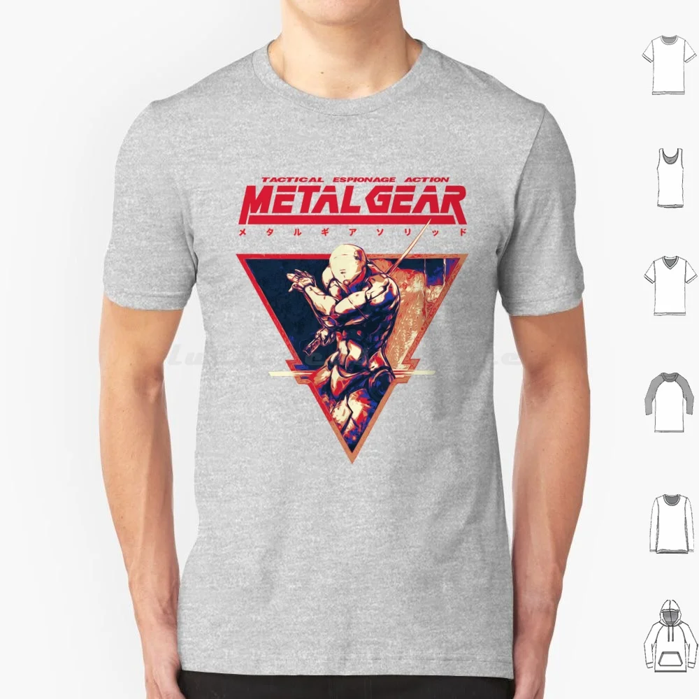 

Gray Fox Option B T Shirt Big Size 100% Cotton Metal Gear Metal Gear Solid Cyborg Cyborg Mgs Gray Fox Raiden Metal Gear Solid