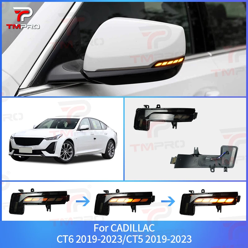 Applicable for 2016-2020 Nissan Serena C27 rearview mirror turn signal dynamic white/dynamic blue light