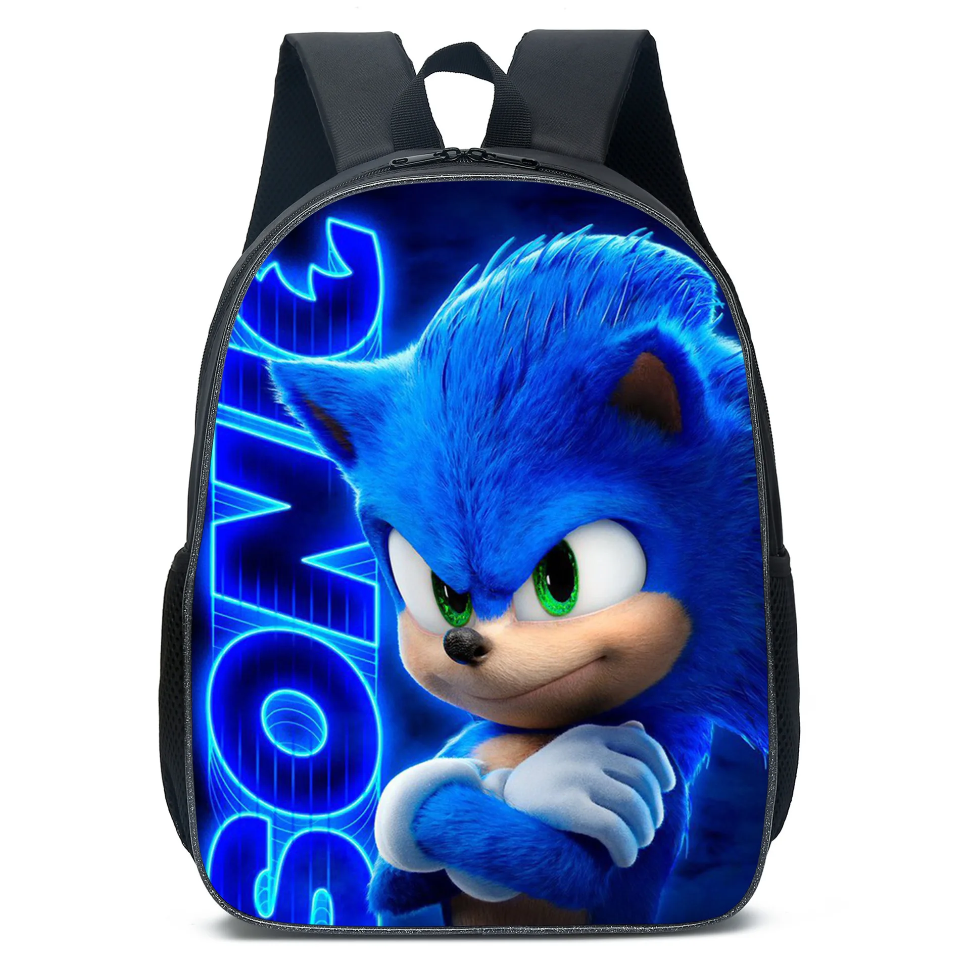 New Cartoon Animation Sonic SONIC Primary and Secondary School Bags Children's Backpacks Anime Cartoon School Bag Mochila