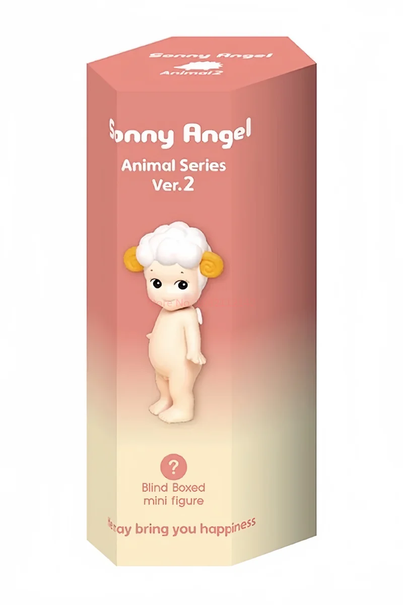 12pcs Sonny Angel ชุดสัตว์ 2 ตุ๊กตาเครื่องประดับขนาดเล็ก Angel ตุ๊กตาสัตว์หมวกออกแบบ Holding Face ตุ๊กตา Motherland Editions ของขวัญ