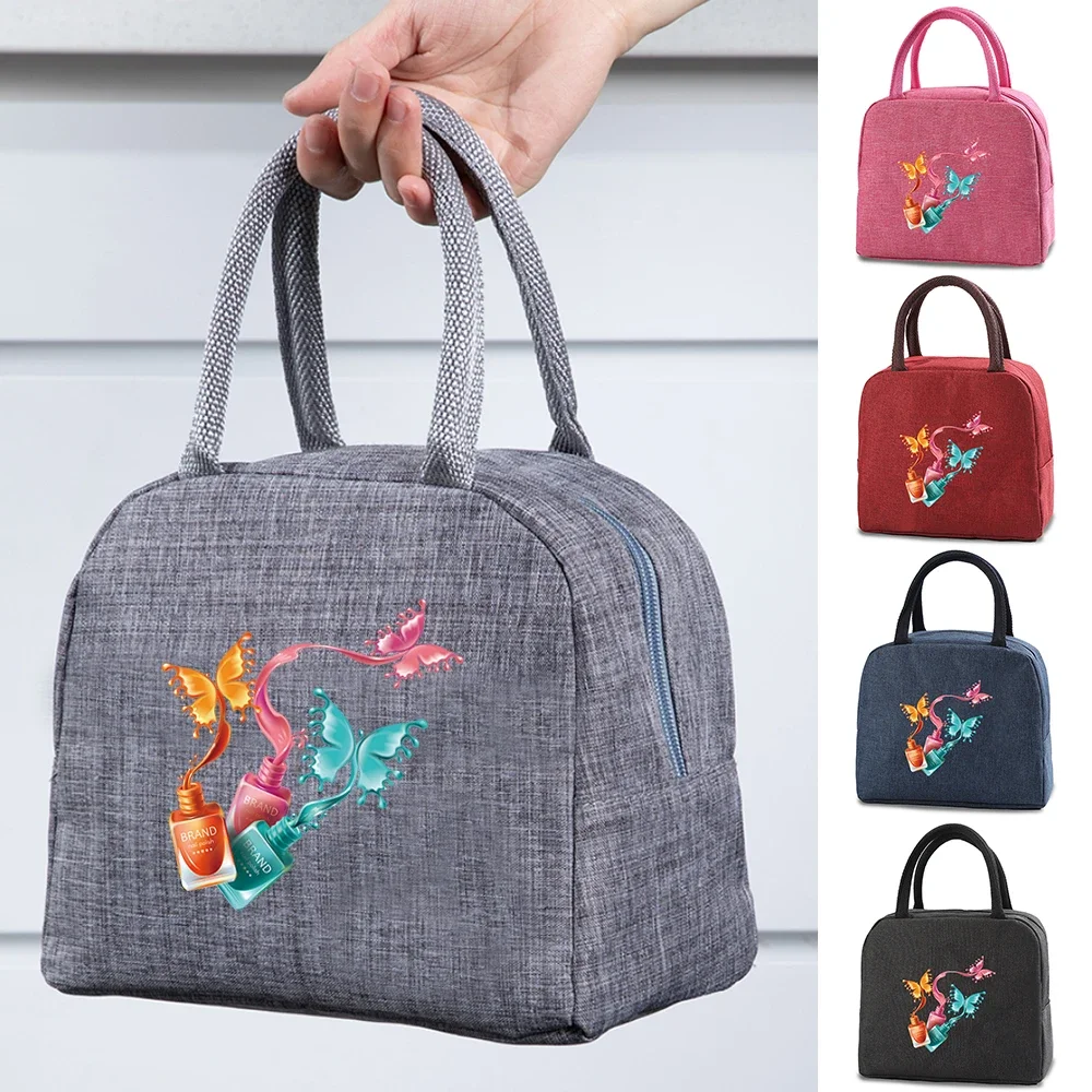 

Insulated Lunch Bag Women Outdoor Camping Hiking Food Thermal Pouch Child Picnic Drink Keep Fresh Cooler Storage Bento Bags