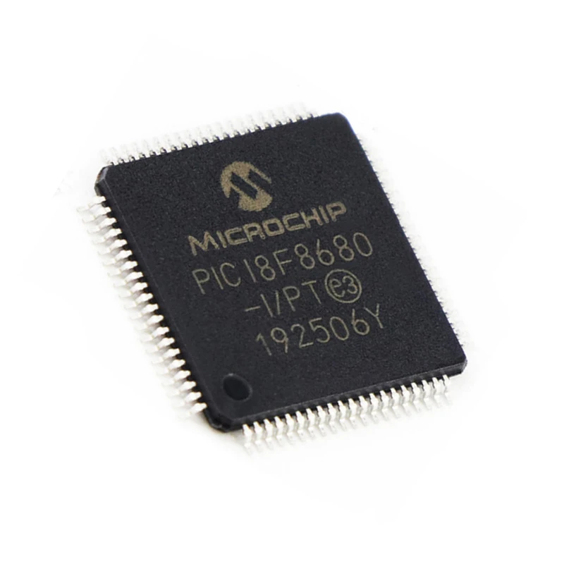 1 Pcs PIC18F8680-I/PT Silk Screen PIC18F8680 TQFP-80 Original New Chip IC