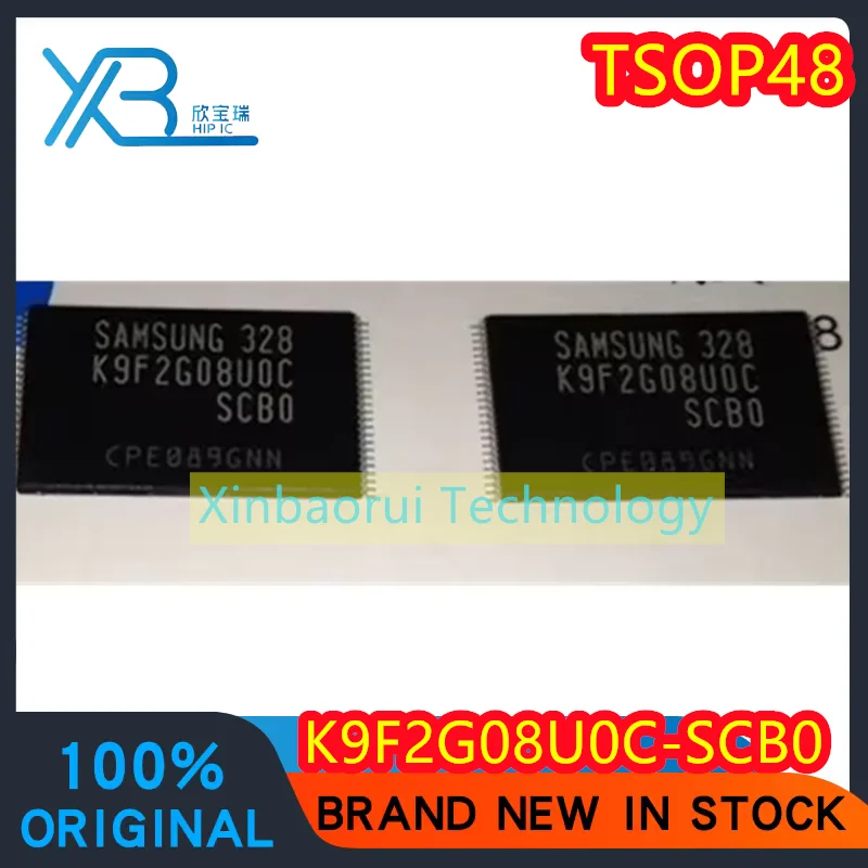 (5/10pieces) K9F2G08UOC-SCBO K9F2G08U0C-SCB0 TSOP48 flash memory chip IC 100% original electronics brand new