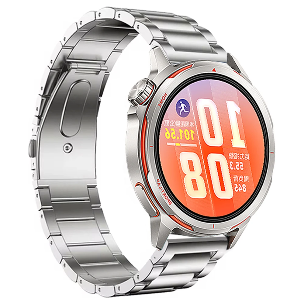 Titanarmband 22mm Metallarmband für HUAWEI WATCH GT Runner 2 GT 6 5 4 Pro 46mm Watch 5 4 3 Pro Ultimate 2 Business-Armbänder
