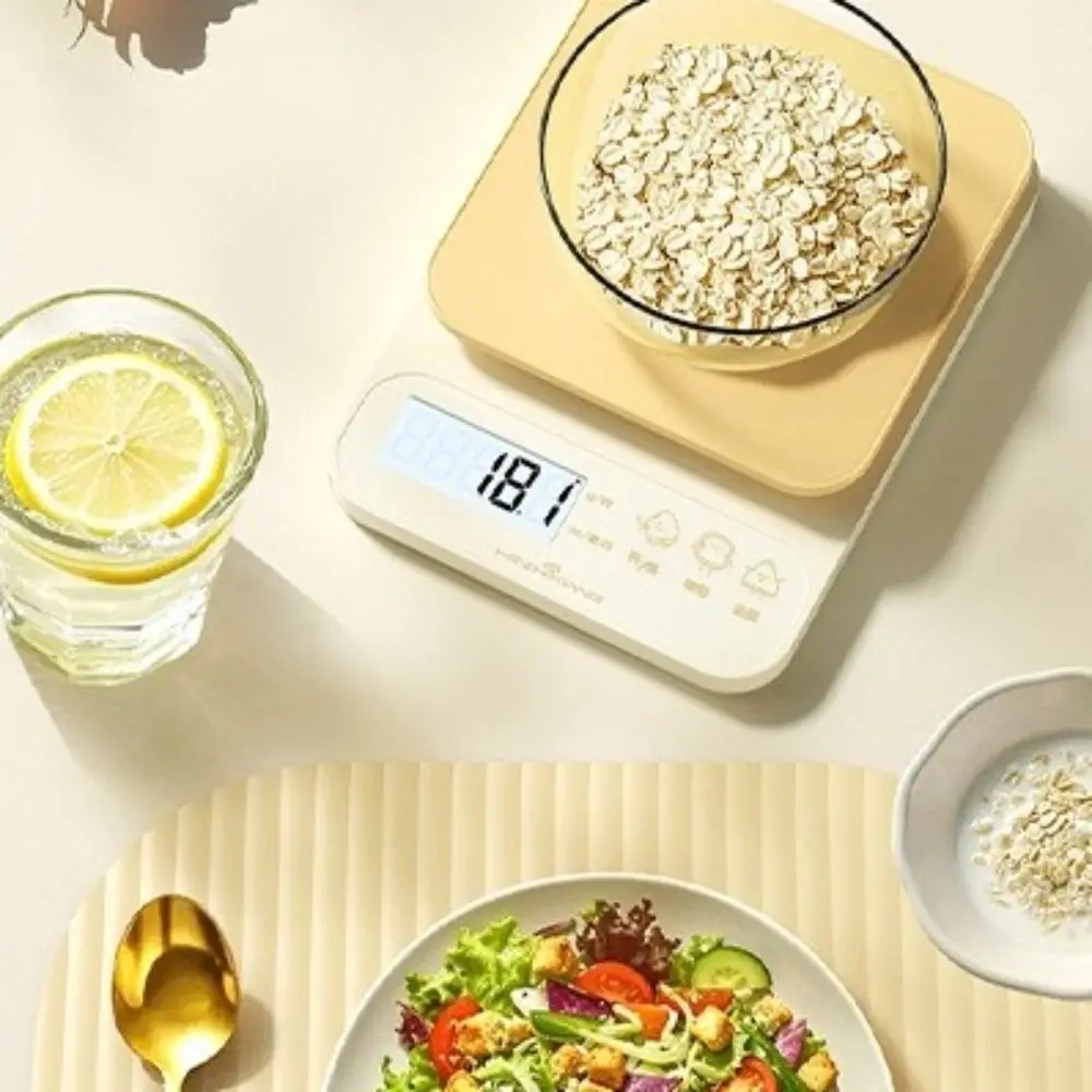 

Creative High Accuracy Kitchen Scale Plastic Household Food Scale Portable Electronic Scale Food Weighing