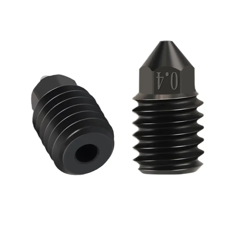 Premium Hardened Steel 3D Printer Nozzle 2.0mm for Enhanced Wear Resistance Compatible with Bambu Lab X1C P1P S