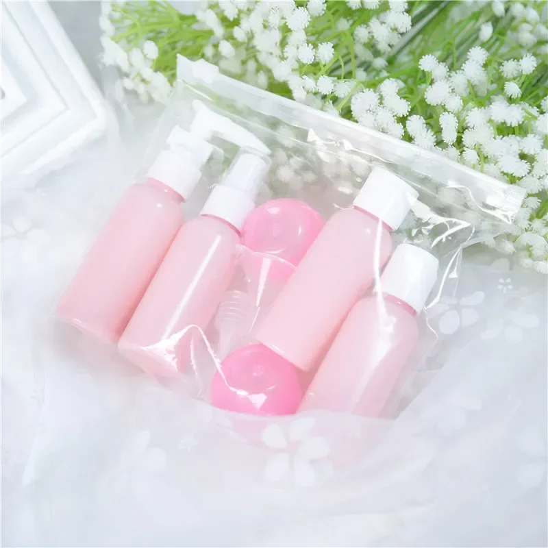 Perfume Bottle Set Refillable Spray Lotion Shampoo Shower Tube Bottling Refill Cosmetic Travel Liquid Container Portable Tool