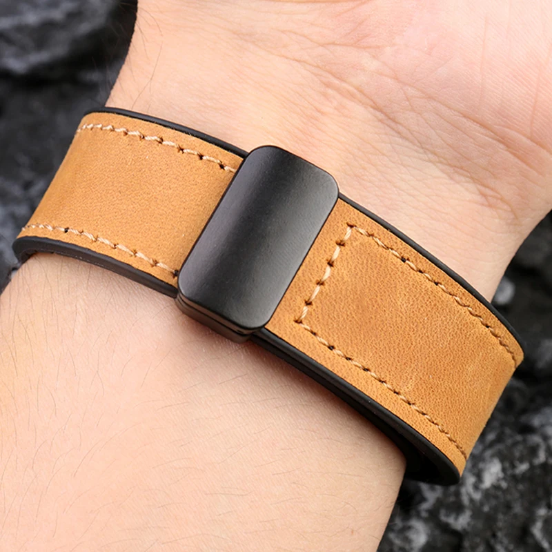 Cowhide Watchband For Casio DW-5600 DW5600 GW-B5600 GW-M5610 GA2100 GA-2100 watch Strap Sports Canvas Watch Band Bracelet case